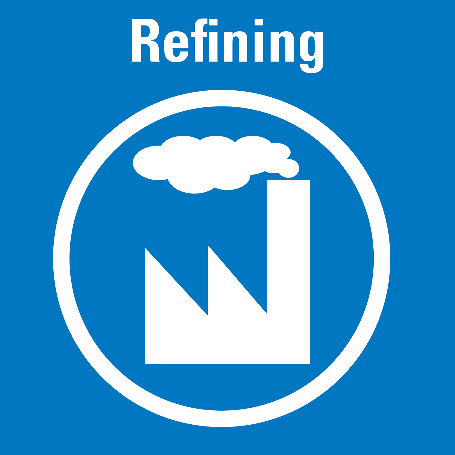 Refining Industry metro icon